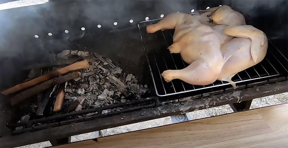 Курица и копчение
