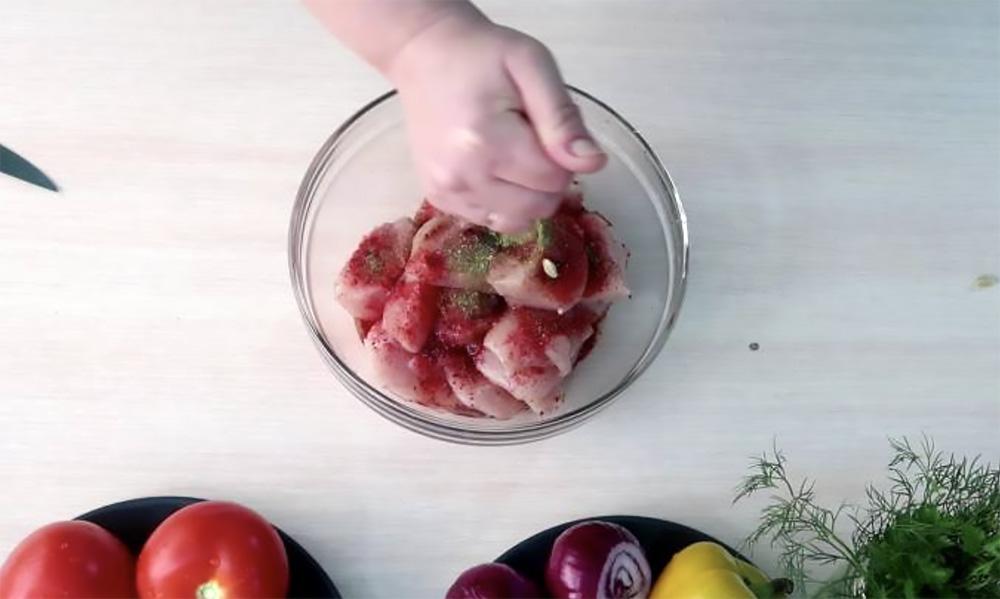 Курица и лимонный сок