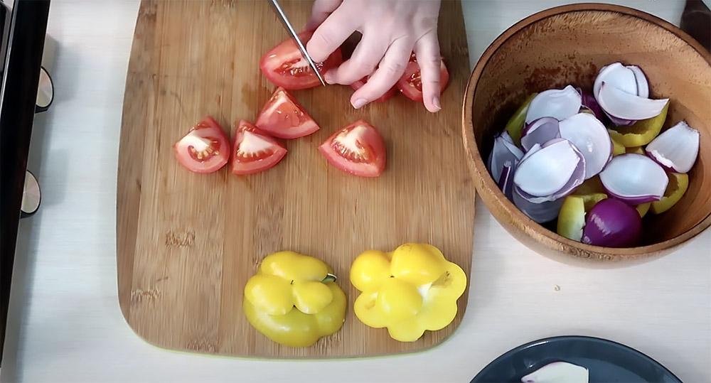 Овощи для курицы