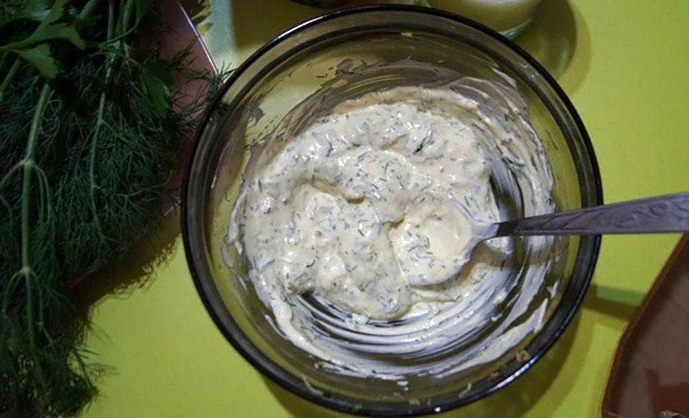 Белый соус для скумбрии