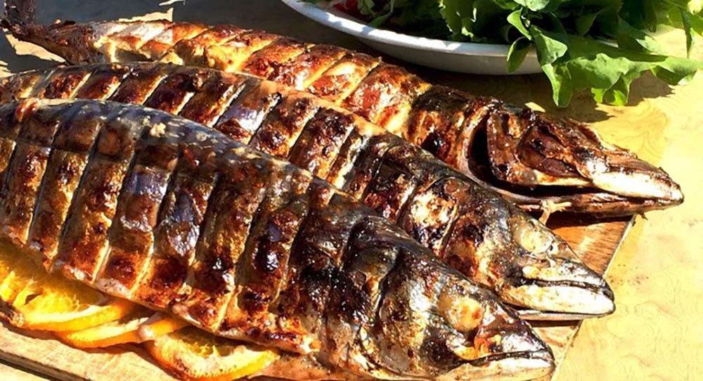 Скумбрия с апельсином