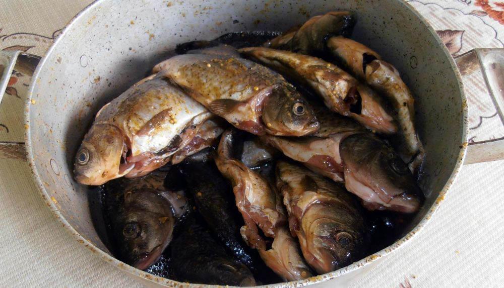Маринование карасей в лимонно-соевом соусе Караси с соевым соусом