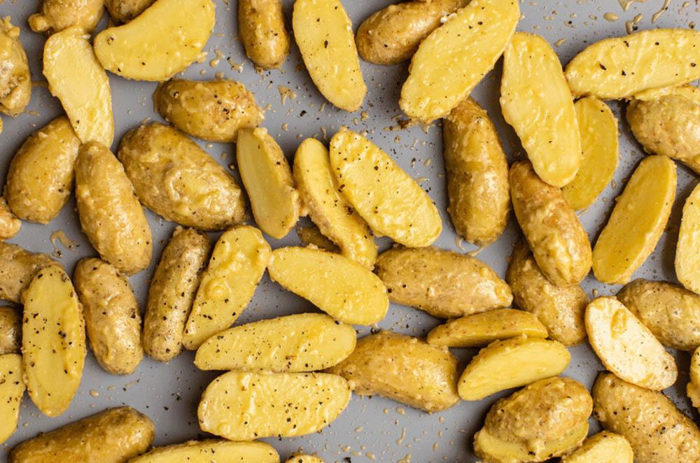 Маринование картофеля в горчице Картофель, масло, горчица