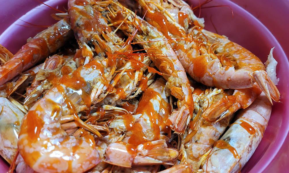 Лангустины и острый соус