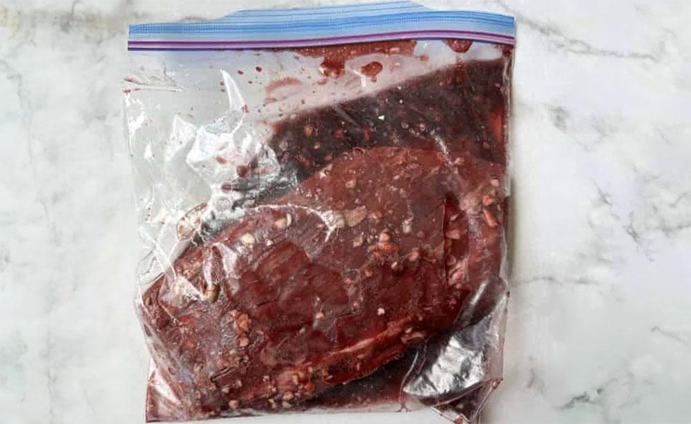 Стейк Рибай в вишнёвом маринаде Мясо в вишнёвом маринаде