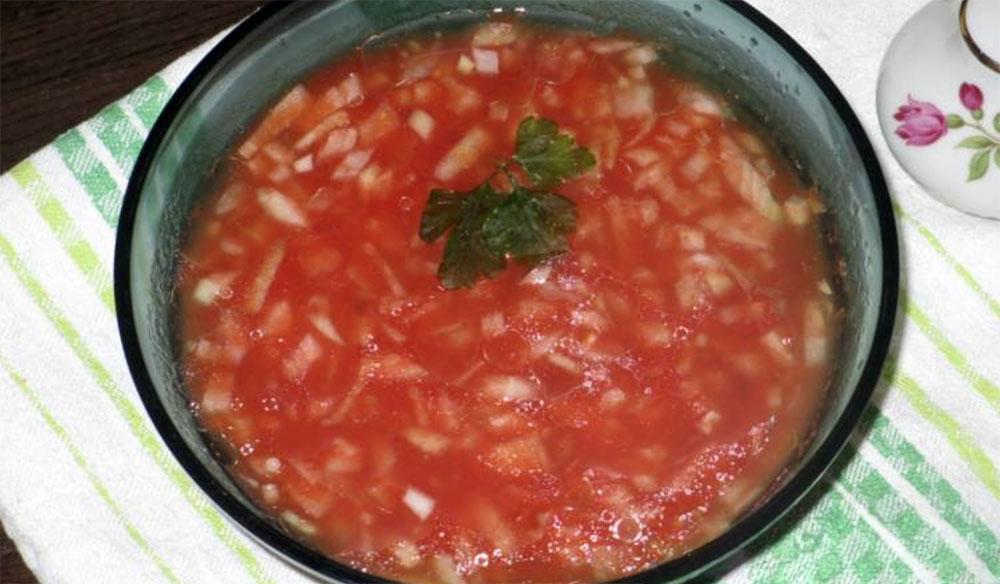 Приготовление маринада на основе томатного сока Томатный сок и лук