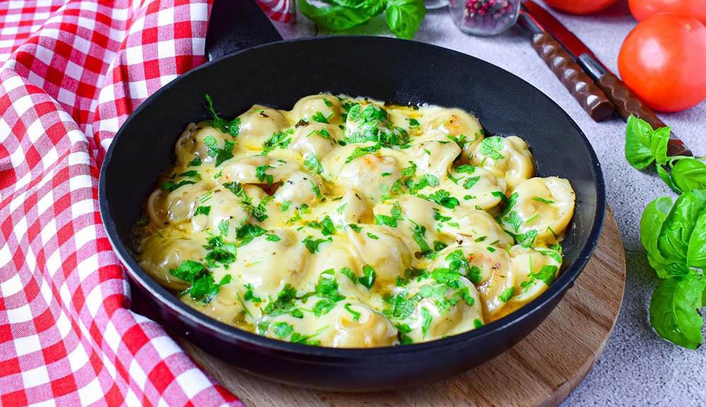 Пельмени с сыром