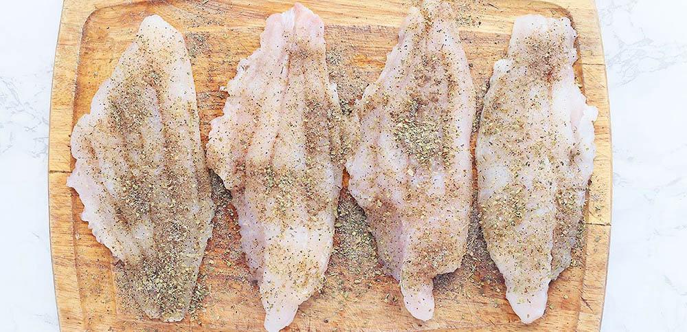 Маринование мяса зубатки Зубатка в специях